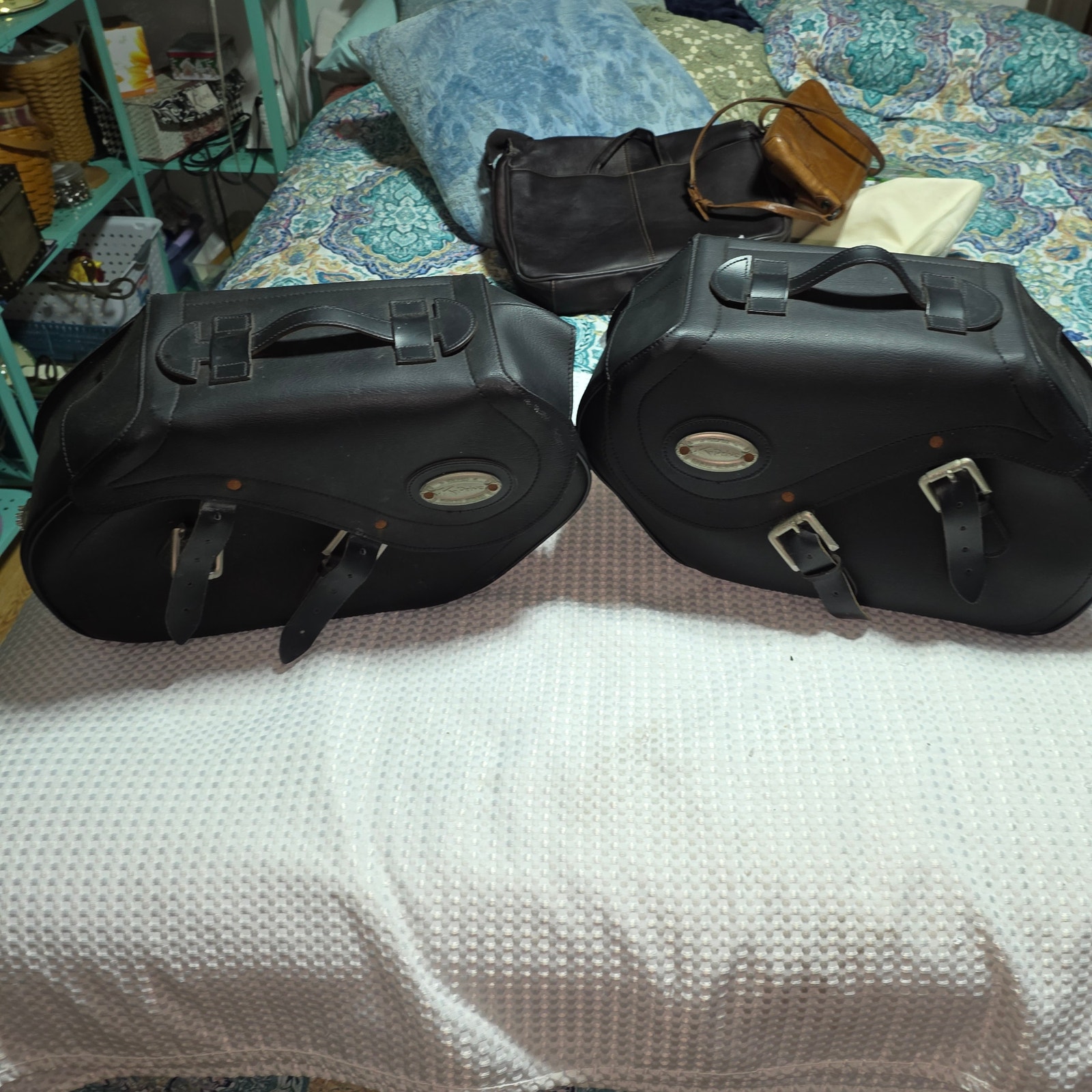 KDrive Worldproof Motorcycle Accessories Travel Bags Saddle Leather